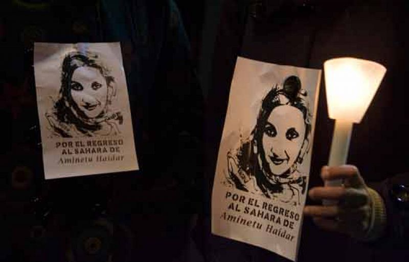 Aminatu Haidar inicia su quinta semana de huelga sin novedades
