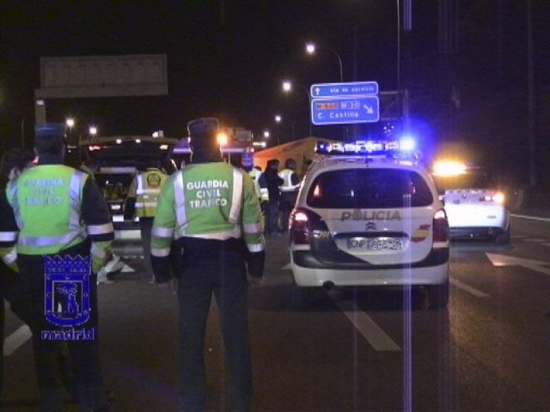 Muere atropellado un guardia civil en Madrid cuando asistía a una accidentada