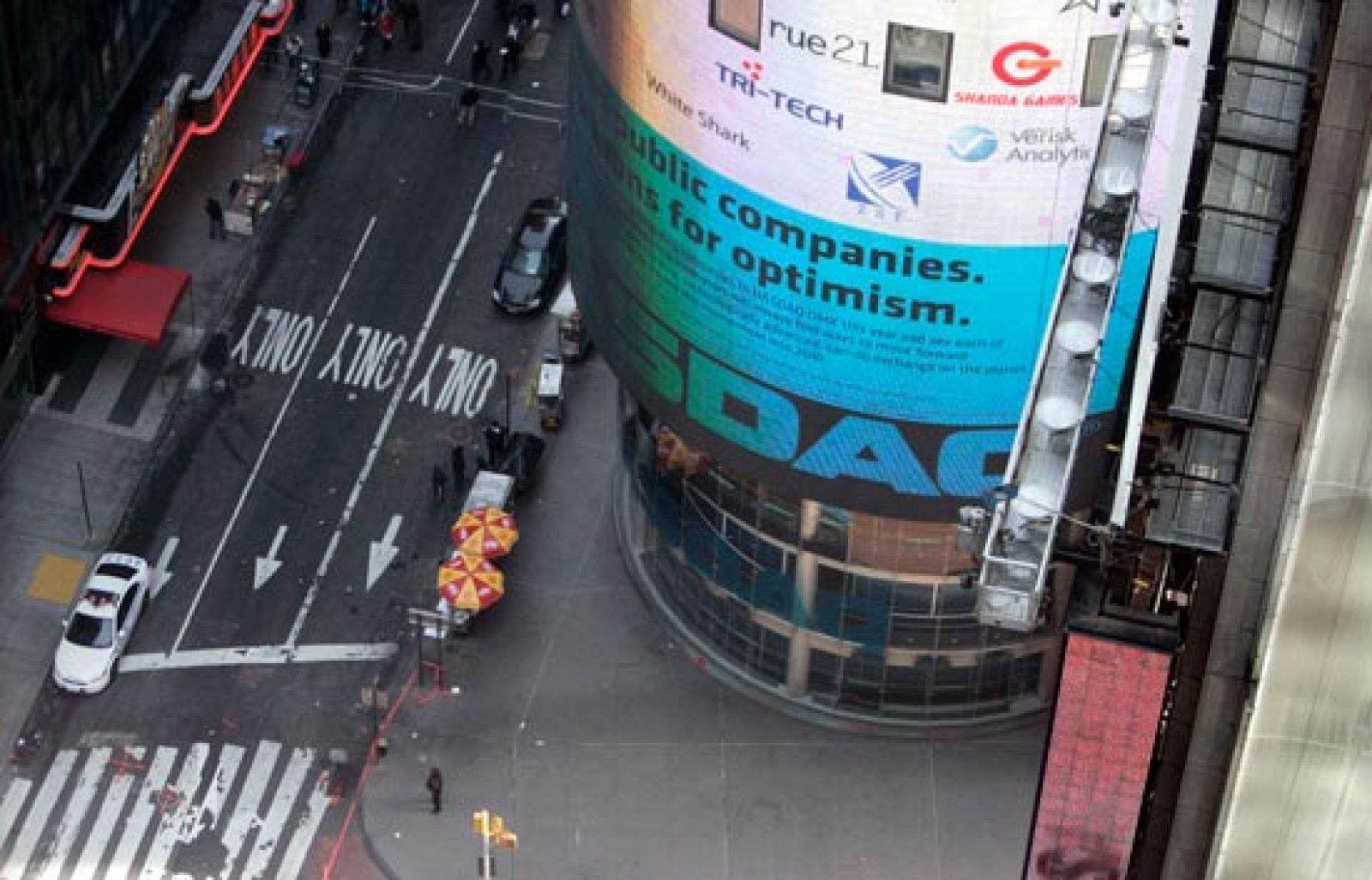 Desalojan la sede del Nasdaq en Nueva York a causa de una furgoneta sospechosa | Ver