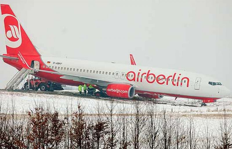 Un avión con destino a Las Palmas se sale de la pista en Dortmund sin que haya heridos