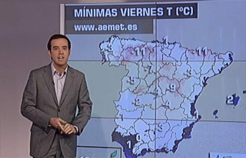 Más de media España está en alerta naranja este jueves por la llegada de una masa de aire polar