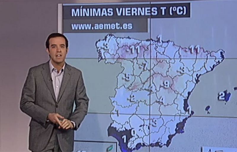 Más de media España está en alerta naranja este jueves por la llegada de una masa de aire polar