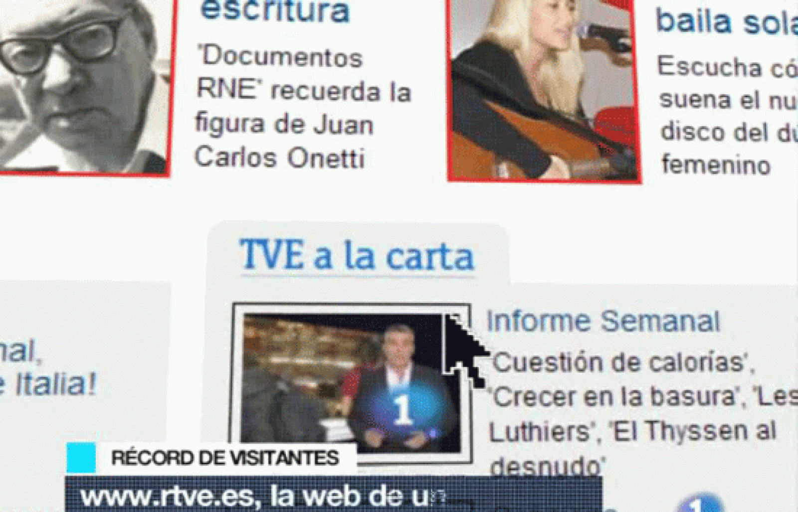 RTVE.es cierra 2009 como la mayor web de televisión de España | Ver