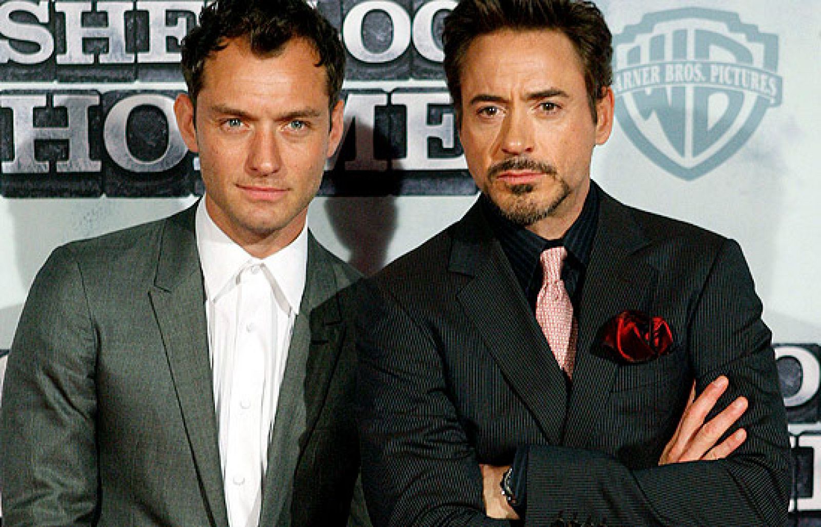Robert Downey Jr., Jude Law y Guy Ritchie presentan 'Sherlock Holmes' en Madrid | Ver