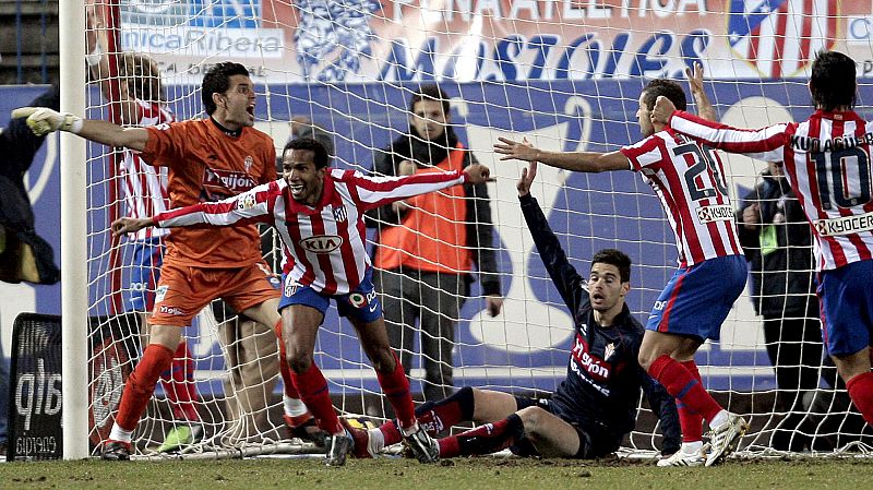 El Atlético golea y se divierte