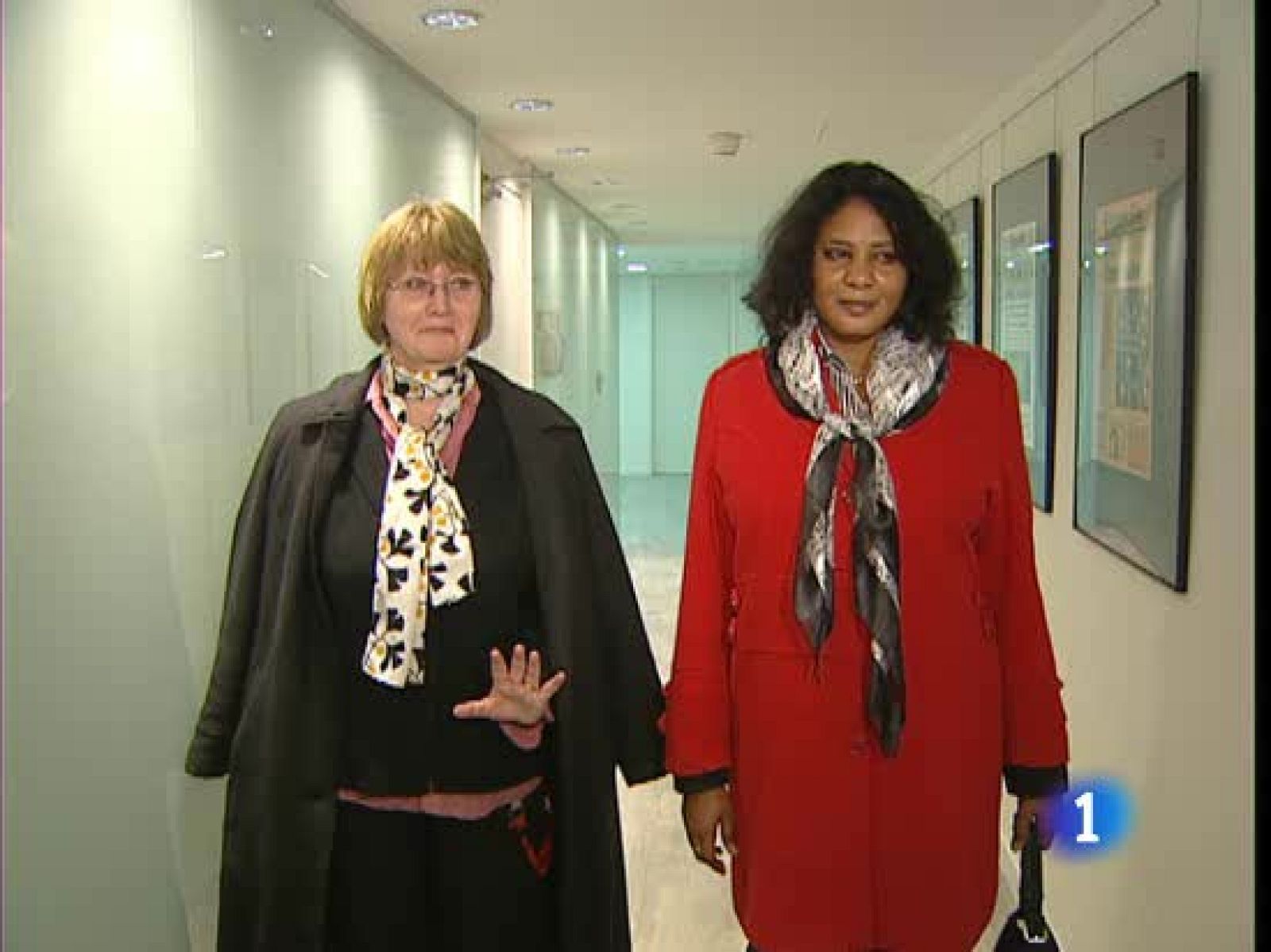 La viuda de Stieg Larsson y la periodista sudanesa Lubna Hussain reciben el premio del club internacional de prensa | Ver