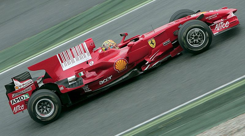 Rossi completa 68 vueltas al circuito de Montmeló con el "F2008"