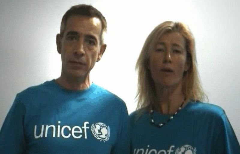 Ana Duato e Imanol Arias hacen un llamamiento urgente por los niños de Haití