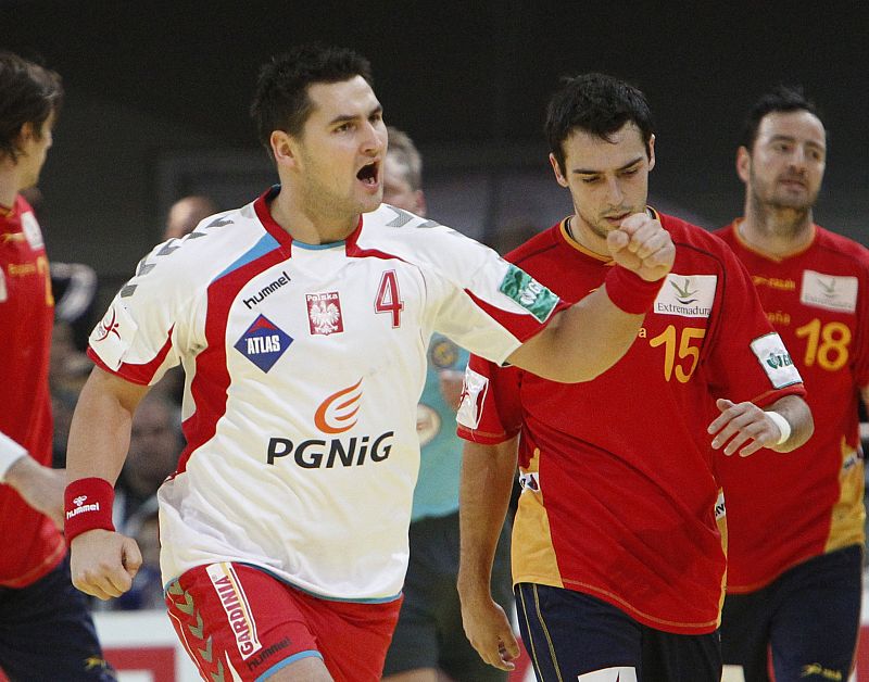 España sufre ante Polonia su primer revés en el Europeo de balonmano