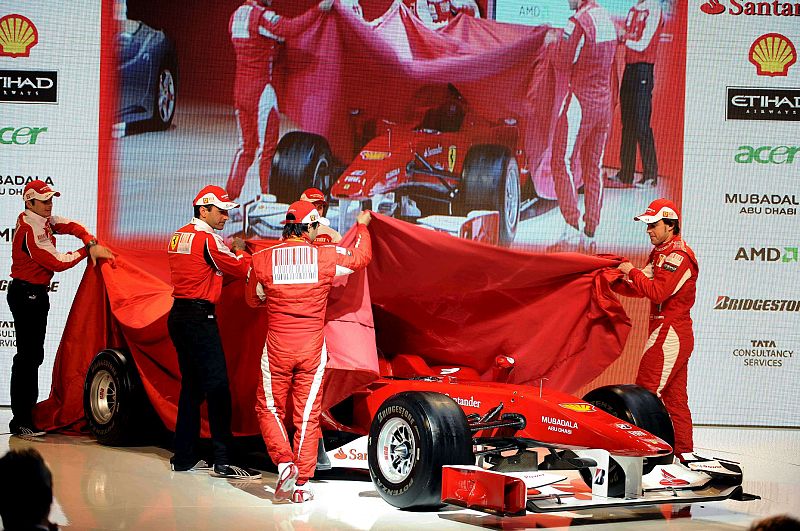 Una presentación atípica en Maranello