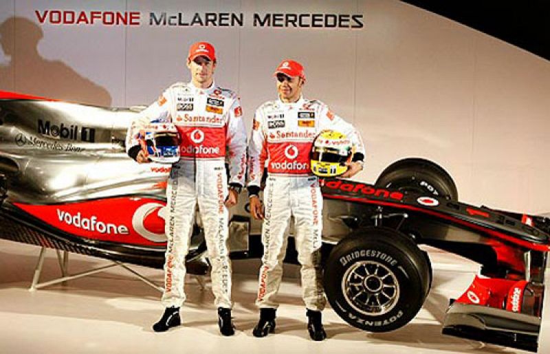 McLaren presenta el MP4/25 de Button y Hamilton