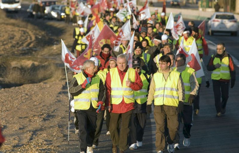 40 kilómetros de marcha a pie para luchar contra la corrupción