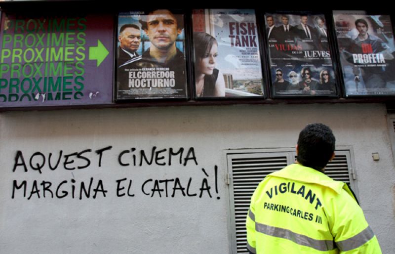 Más del 70% de salas de cines de Cataluña cierran contra la ley del cine
