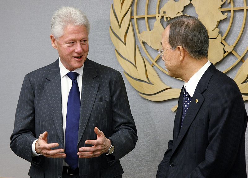 Ban Ki Moon pide a Bill Clinton que coordine la reconstrucción de Haití