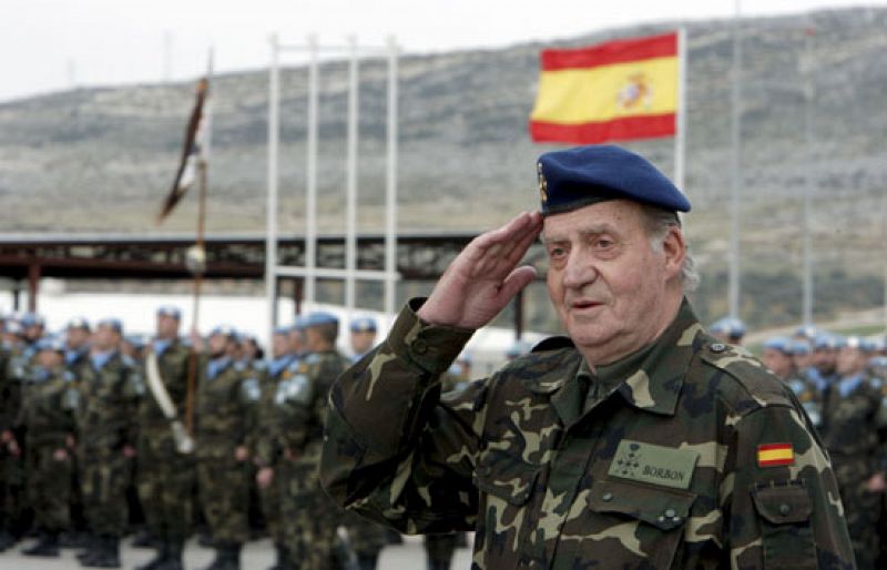 El Rey agradece a las tropas desplegadas en el Líbano su misión "compleja y difícil"