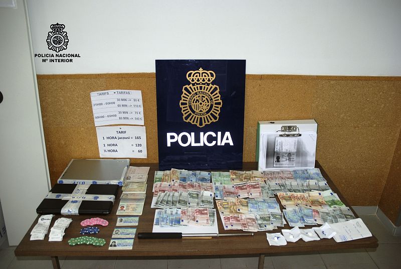 Ocho detenidos por obligar a prostituirse en Girona a 150 mujeres captadas en otros países