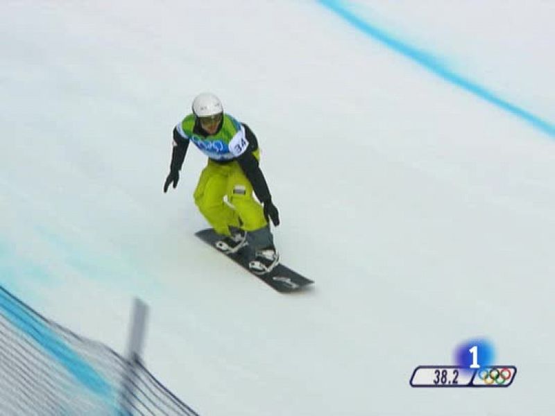 Regino Hernández cae en octavos en snowboard cross; Jordi Font se retira por lesión