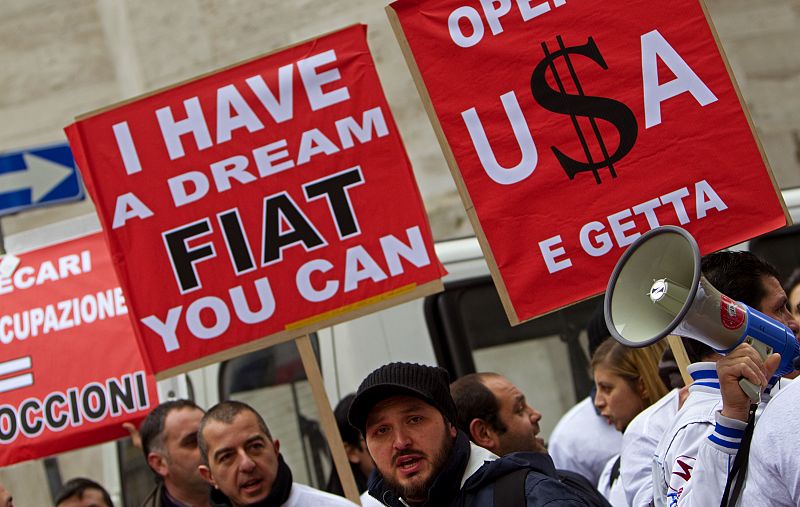 FIAT suspende la producción en todas sus fábricas de Italia durante dos semanas