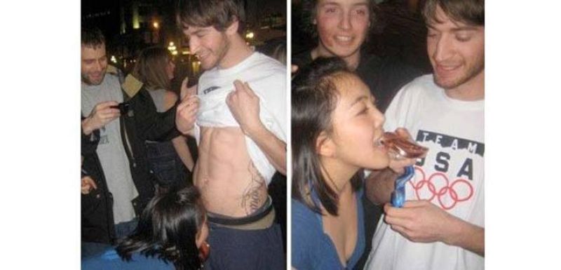 Lago abandona los Juegos tras celebrar su medalla de forma indecorosa