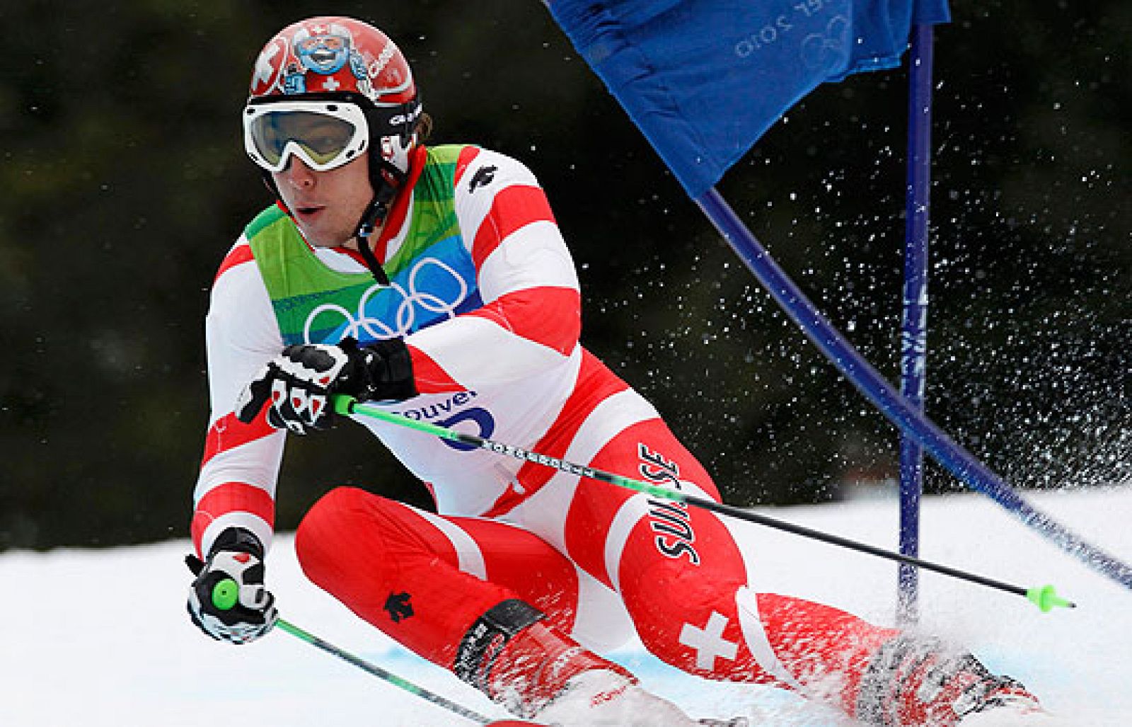 El joven suizo, Janka, se hizo con la medalla de oro en la prueba de Slalom en los JJOO de invierno de Vancouver 2010.