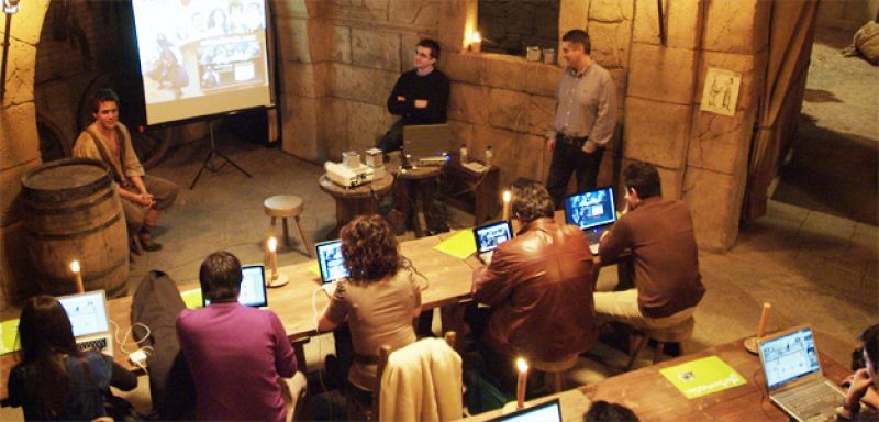 Los mejores jugadores de miaguilaroja.com visitan el plató