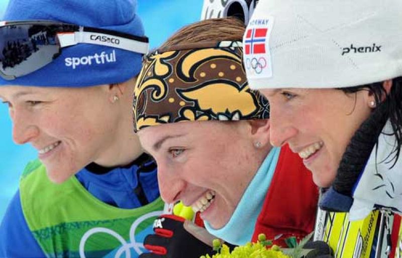 Quinta medalla para Bjoergen