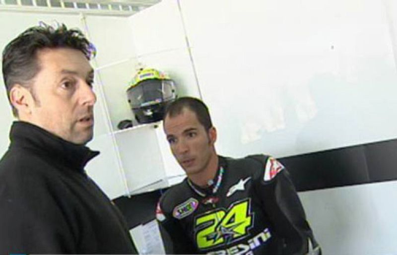 Elías y Espargaró, los más rápidos en la primera jornada en Cheste