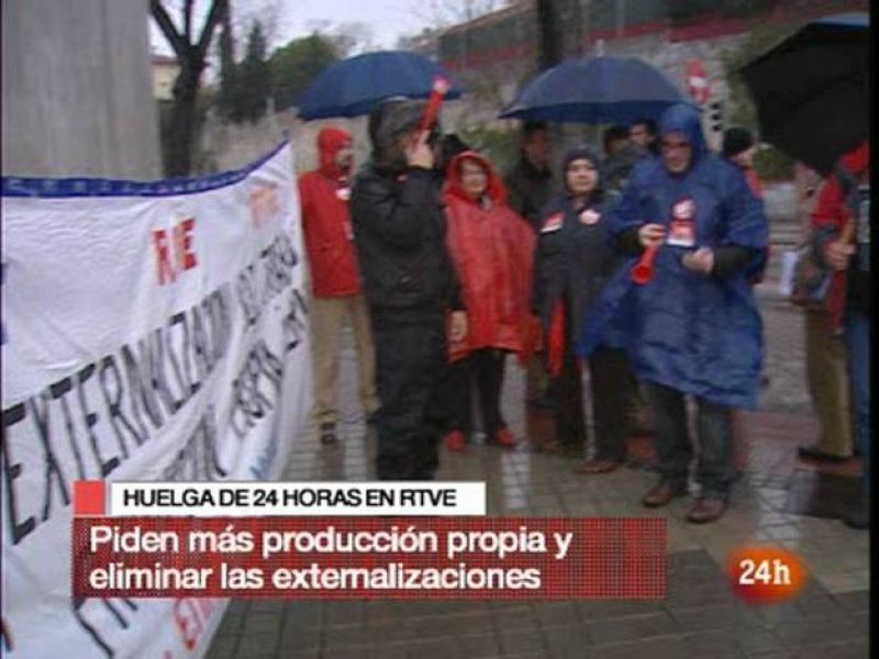 Finaliza la huelga de 24 horas convocada por los sindicatos de RTVE