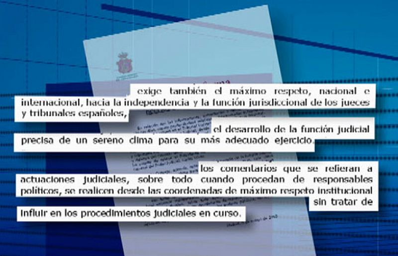 Moratinos expresa su respaldo Velasco y a Aznar y envía el auto del juez a Caracas