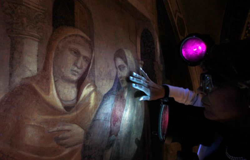 Los rayos ultravioleta desenmascaran al verdadero Giotto