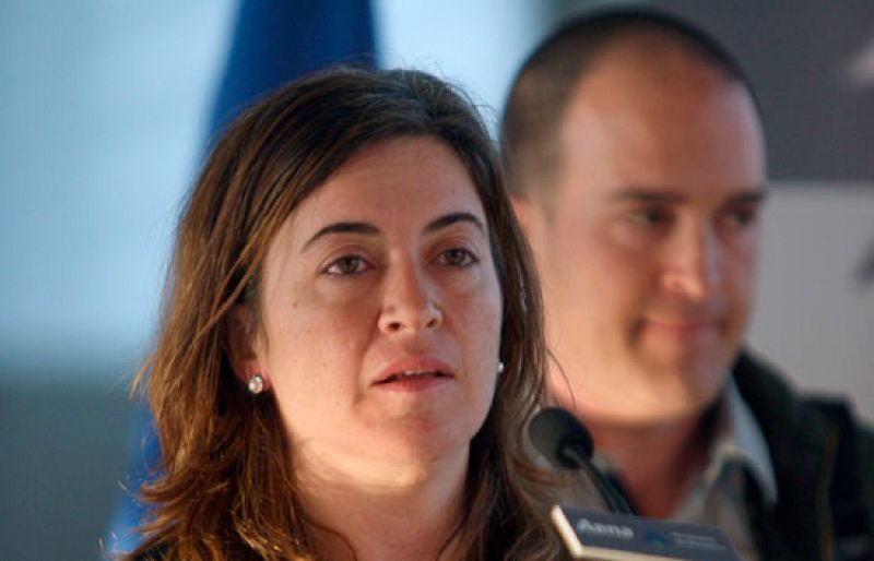 Alicia Gámez: "Estoy contenta de volver a casa; seré feliz cuando regresen Albert y Roque"