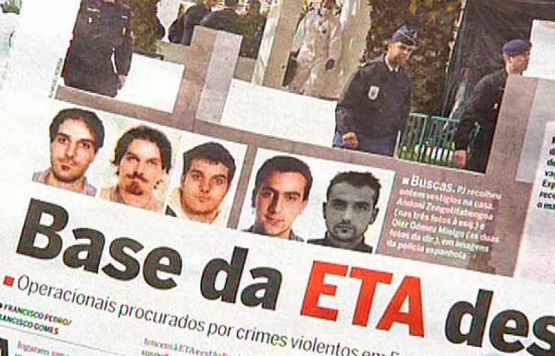 Un tribunal de Portugal envía a prisión preventiva al etarra detenido en el país luso