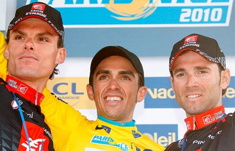 Alberto Contador gana una Paris Niza con sabor español