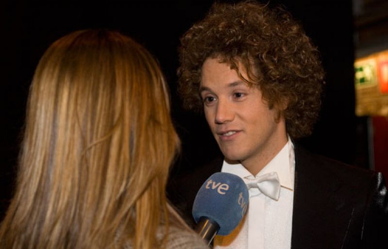 Daniel Diges graba el videoclip de "Algo pequeñito", su tema para Eurovisión 2010