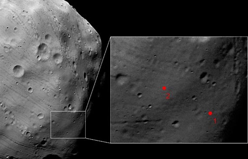 Phobos, la luna marciana, al detalle