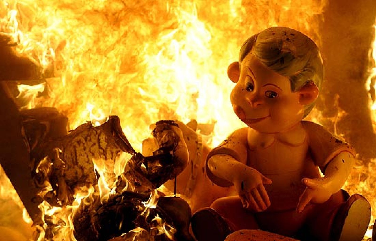 Fallas: Nit de la Cremà 2010