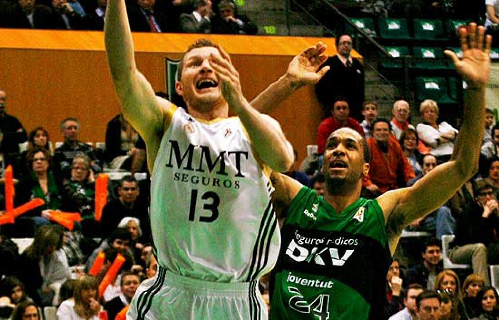 El Real Madrid ha sufrido para derrotar a un DKV Joventut que comienza a notar el 'efecto Pepu'.