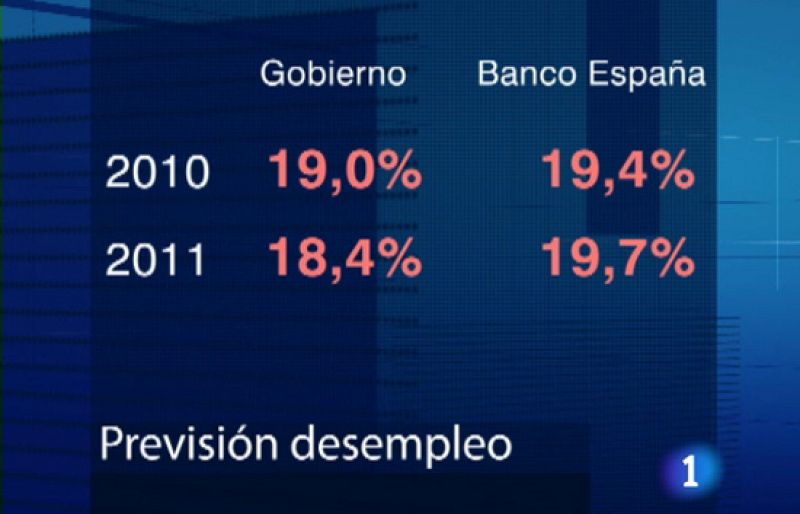 El Banco de España rebaja las previsiones de crecimiento del Gobierno en un punto para 2011
