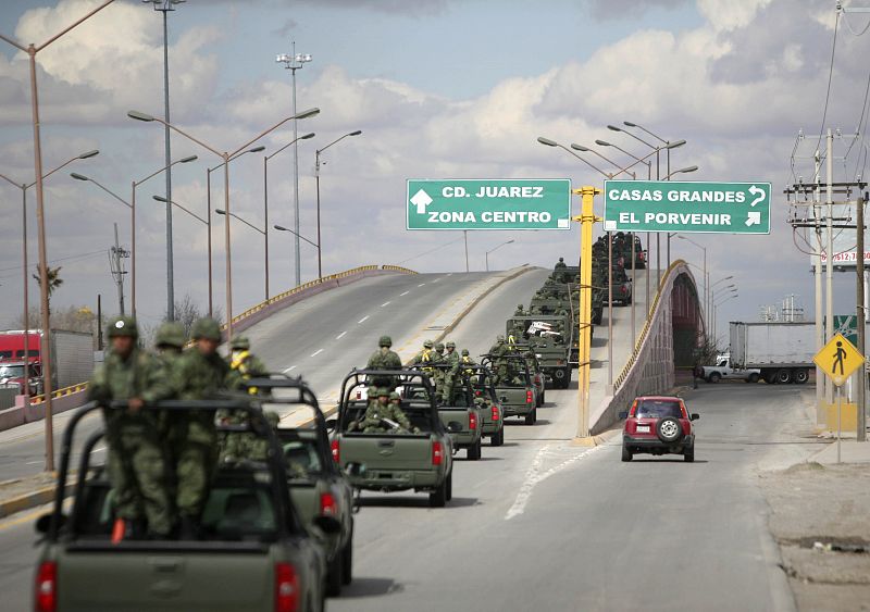El Ejército mexicano se replegará paulatinamente de Ciudad Juárez