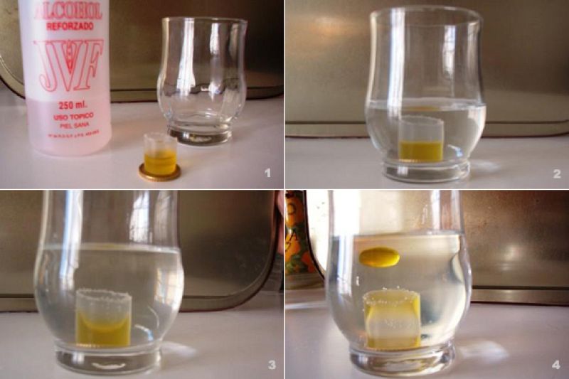 ¿Por qué el agua y el aceite no se pueden mezclar?