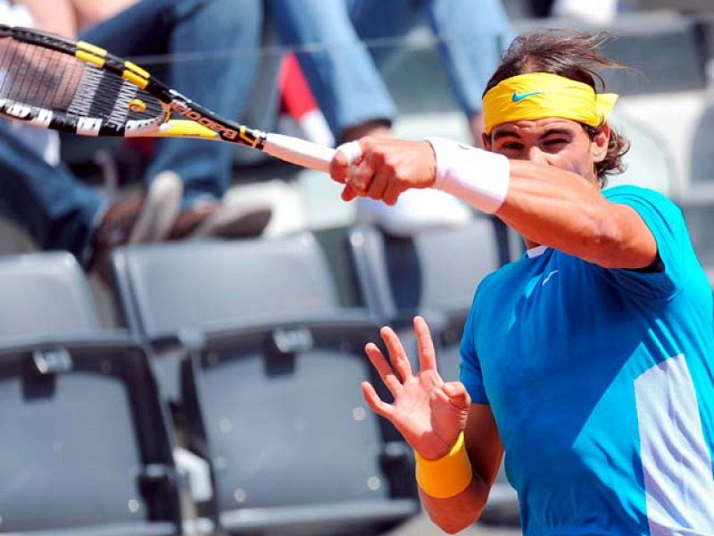 Nadal comienza con buen pie en Roma