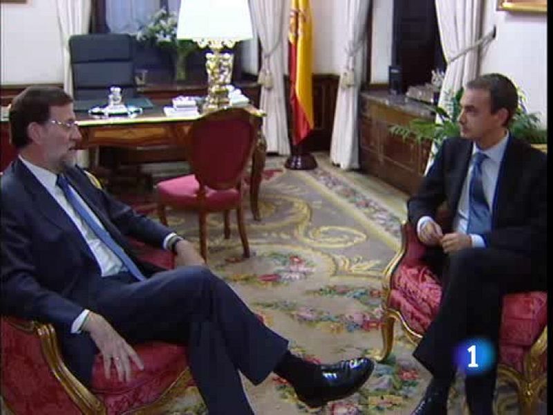 Zapatero y Rajoy se reunirán el miércoles para hablar de economía después de año y medio