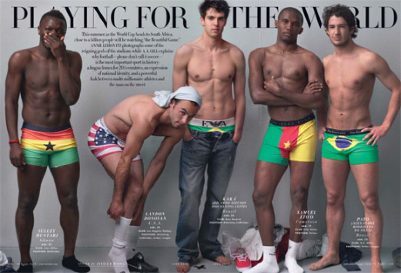 Las estrellas del Mundial se desnudan para Annie Leibovitz