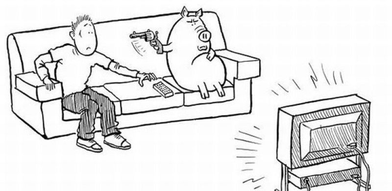 'Cerdos egoístas': Unos cerdos que parecen humanos