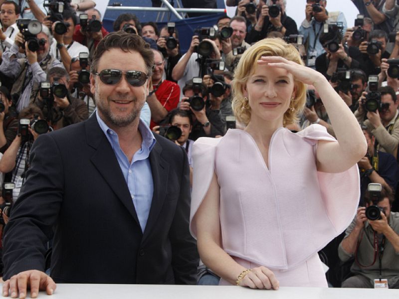 Russell Crowe y Cate Blanchett inauguran la 63ª edición del Festival de Cannes con 'Robin Hood'