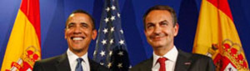 Obama apoya las "medidas audaces" de Zapatero y niega cualquier intromisión en su política