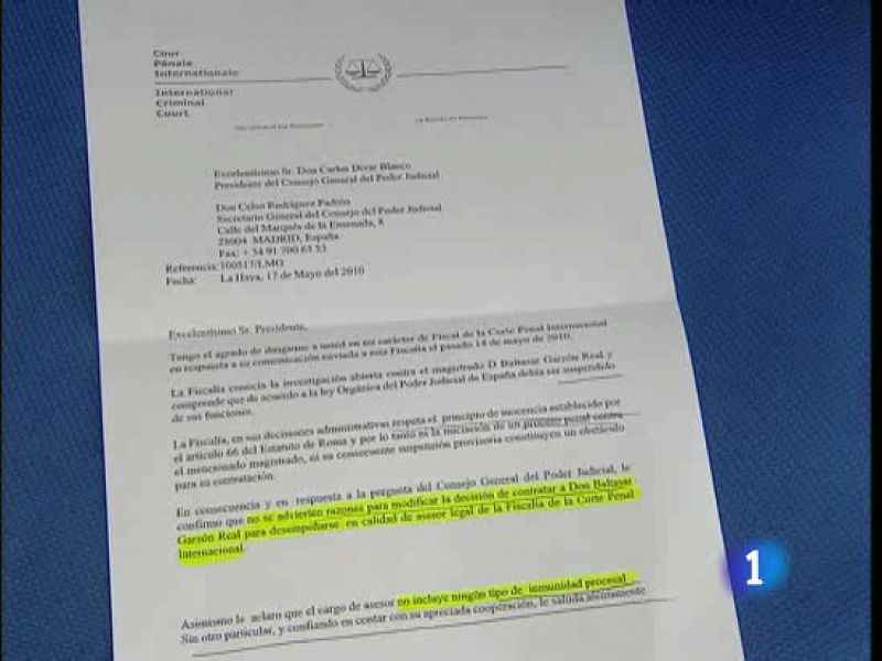 El fiscal del TPI insiste en que quiere contar con Garzón y dice que este cargo no le dará inmunidad