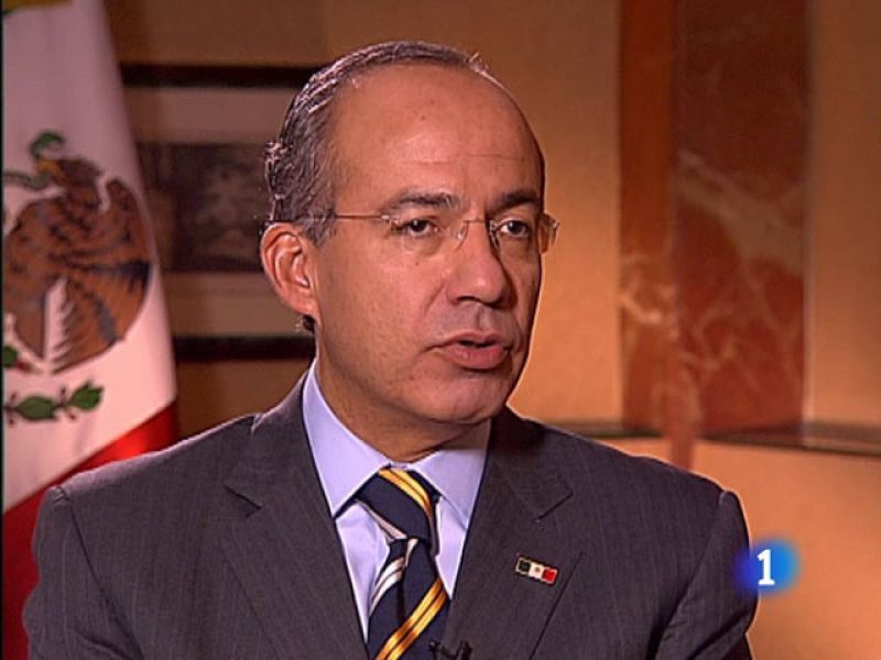 Felipe Calderón: "La violencia en México no es alarmante, tiene notoriedad por EE.UU."