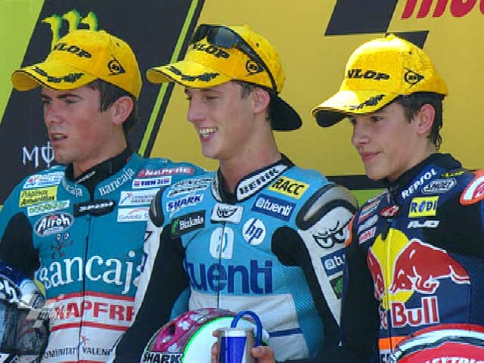 Los pilotos españoles han vuelto a copar el podio de 125cc en Le Mans.