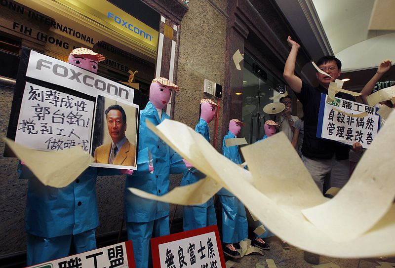 Oleada de suicidios en la fábrica taiwanesa de iPhones